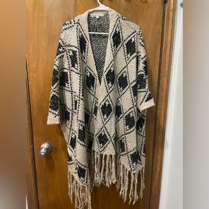 Oversized Luxe Knit Poncho